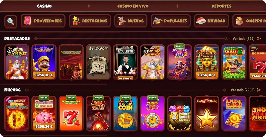 tragamonedas del casino majestico